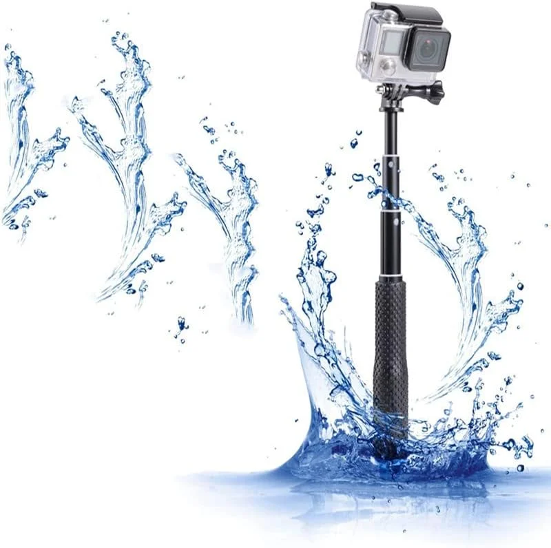 AECAM - مونوپاد تلسکوپی ضد آب 49 سانتیمتری با دسته، مناسب برای GOPROs Hero10 9 8 7 6 5Session AKASOs Xiaomis Yi SJCAMs (آبی) AECAM - مونوپاد تلسکوپی ضد آب 49 سانتیمتری با دسته، مناسب برای GOPROs Hero10 9 8 7 6 5Session AKASOs Xiaomis Yi SJCAMs (آبی)