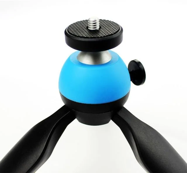 AECAM - سه پایه کوچک چند منظوره قابل حمل و سبک با سر توپی چرخش 360 درجه برای دوربین های GOPRO، دوربین ها، تلفن ها، دوربین های اکشن SJCAM (آبی) AECAM - سه پایه کوچک چند منظوره قابل حمل و سبک با سر توپی چرخش 360 درجه برای دوربین های GOPRO، دوربین ها، تلفن ها، دوربین های اکشن SJCAM (آبی)