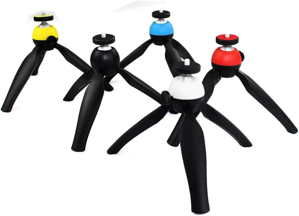 AECAM - سه پایه کوچک چند منظوره قابل حمل و سبک با سر توپی چرخش 360 درجه برای دوربین های GOPRO، دوربین ها، تلفن ها، دوربین های اکشن SJCAM (آبی) AECAM - سه پایه کوچک چند منظوره قابل حمل و سبک با سر توپی چرخش 360 درجه برای دوربین های GOPRO، دوربین ها، تلفن ها، دوربین های اکشن SJCAM (آبی)