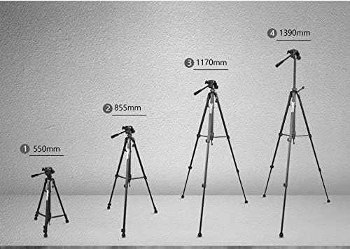 پایه سه پایه دوربین AECAM مدل WF-3520 مشکی به همراه کیف و نگهدارنده گوشی پایه سه پایه دوربین AECAM مدل WF-3520 مشکی به همراه کیف و نگهدارنده گوشی