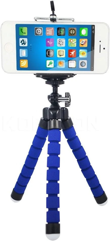 AECAM - نگهدارنده انعطاف پذیر دوربین کوچک، سه پایه اختاپوسی انعطاف پذیر، پایه نگهدارنده تک پایه، لوازم جانبی استایلینگ (مشکی) AECAM - نگهدارنده انعطاف پذیر دوربین کوچک، سه پایه اختاپوسی انعطاف پذیر، پایه نگهدارنده تک پایه، لوازم جانبی استایلینگ (مشکی)