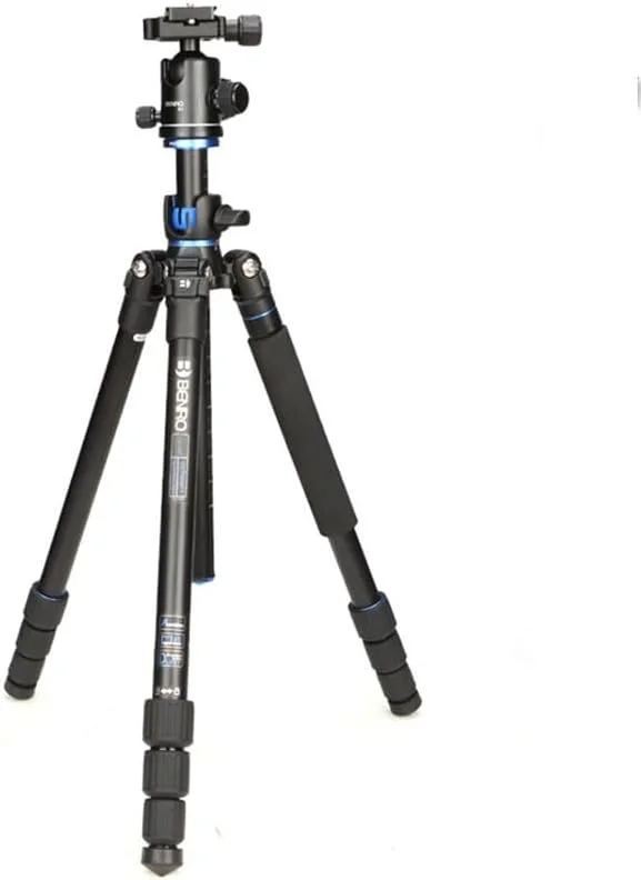 AECAM - Benro GA168TB1 SystemGo%Prosfessional هد توپی برای نیکون، کانن، سونی، المپوس، سه پایه آلومینیومی 360 درجه (GA168TB1)