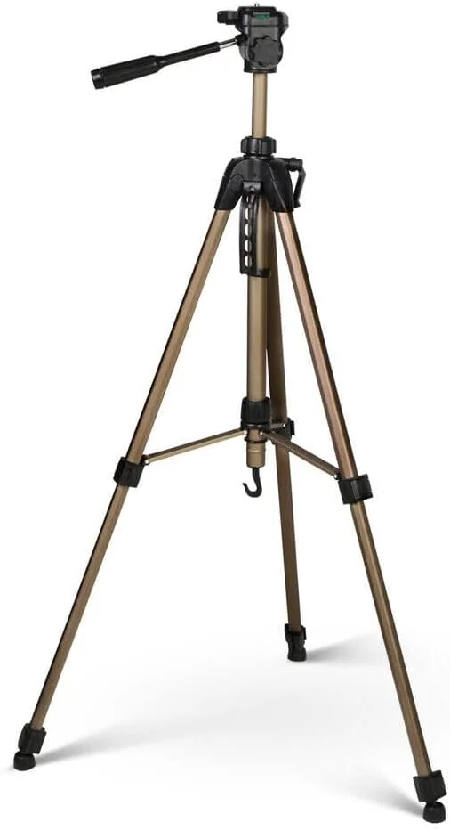 AECAM - سه پایه دوربین حرفه ای با سر 3 طرفه 61-160 سانتی متری برای دوربین های کانن، نیکون، سونی، DSLR، دوربین فیلمبرداری، سه پایه کوچک قابل حمل برای تلفن