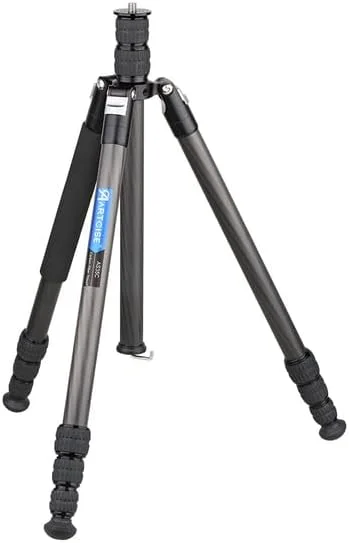 AECAM - سه پایه فیبر کربنی برای دوربین، نگهدارنده موبایل، پایه تلفن هوشمند، سه پایه حرفه ای تلفن همراه، تک پایه های DSLR مدل MAXs 197cm AS35C (سه پایه AS35C)