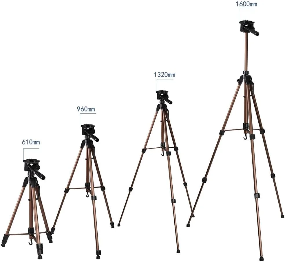 AECAM - سه پایه دوربین حرفه ای با سر 3 طرفه 61-160 سانتی متری برای دوربین های کانن، نیکون، سونی، DSLR، دوربین فیلمبرداری، سه پایه کوچک قابل حمل برای تلفن AECAM - سه پایه دوربین حرفه ای با سر 3 طرفه 61-160 سانتی متری برای دوربین های کانن، نیکون، سونی، DSLR، دوربین فیلمبرداری، سه پایه کوچک قابل حمل برای تلفن