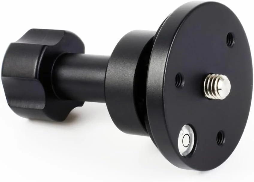 AECAM - آداپتور تبدیل کاسه ای نیم کره ای 65 میلی متری به تخت برای سه پایه هد سیال فیلمبرداری حرفه ای بوگن