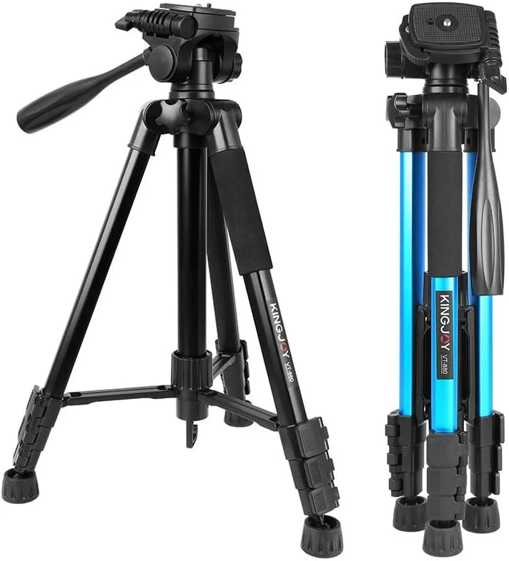 AECAM - سه پایه دوربین DSLR، پایه سبک وزن مسافرتی قابل افزایش طول برای تلفن های هوشمند، دوربین فیلمبرداری، مانت دوربین بدون آینه، عکاسی، ضبط (آبی) AECAM - سه پایه دوربین DSLR، پایه سبک وزن مسافرتی قابل افزایش طول برای تلفن های هوشمند، دوربین فیلمبرداری، مانت دوربین بدون آینه، عکاسی، ضبط (آبی)