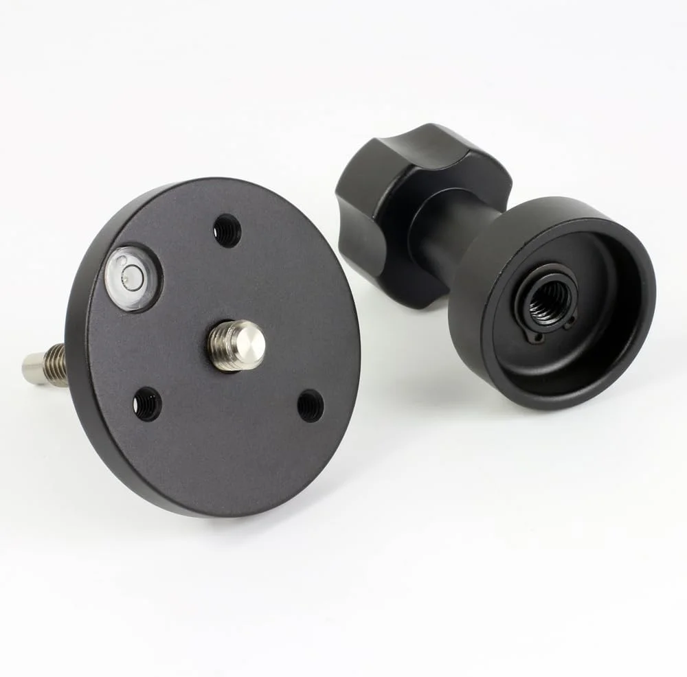 AECAM - آداپتور تبدیل کاسه ای نیم کره ای 65 میلی متری به تخت برای سه پایه هد سیال فیلمبرداری حرفه ای بوگن AECAM - آداپتور تبدیل کاسه ای نیم کره ای 65 میلی متری به تخت برای سه پایه هد سیال فیلمبرداری حرفه ای بوگن