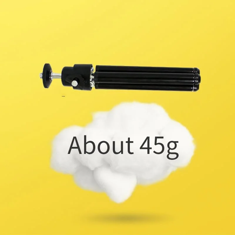 AECAM - سه پایه تلفن همراه، سه پایه کوچک، سبک و انعطاف پذیر، پایه قابل افزایش برای دوربین های DSLR SLR و تلفن همراه، مناسب عکاسی (همراه با نگهدارنده تلفن)