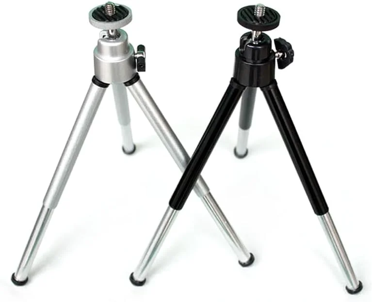 AECAM - سه پایه تلفن همراه، سه پایه کوچک، سبک و انعطاف پذیر، پایه قابل افزایش برای دوربین های DSLR SLR و تلفن همراه، مناسب عکاسی (همراه با نگهدارنده تلفن)