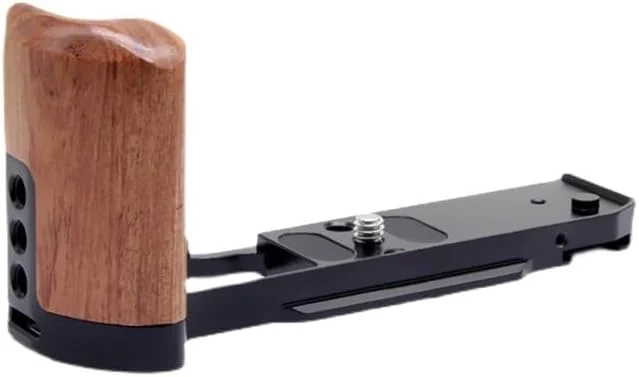 AECAM - براکت L شکل چوبی آبنوس فوق سبک، پایه صفحه هد توپی سه پایه و دسته گریپ برای لوازم جانبی دوربین NIKONs zfc Z-FC (مشکی) AECAM - براکت L شکل چوبی آبنوس فوق سبک، پایه صفحه هد توپی سه پایه و دسته گریپ برای لوازم جانبی دوربین NIKONs zfc Z-FC (مشکی)