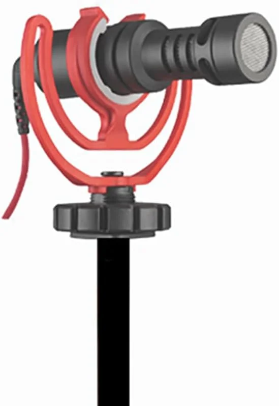 AECAM - برای Rode VideoMicro Videomic Go گیره نگهدارنده میکروفون با کفشک سرد، آداپتورهای پایه سه پایه، جذب شوک (کابل) AECAM - برای Rode VideoMicro Videomic Go گیره نگهدارنده میکروفون با کفشک سرد، آداپتورهای پایه سه پایه، جذب شوک (کابل)