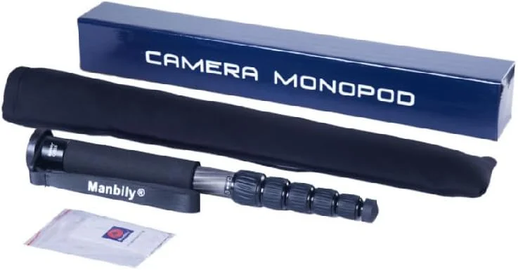 AECAM - تک پایه عکاسی چند منظوره و کاربردی Manbilys C-555 از جنس فیبر کربن، پایه سبک وزن دوربین DSLR، طول 155 سانتی متر (C-555 به همراه M-2) AECAM - تک پایه عکاسی چند منظوره و کاربردی Manbilys C-555 از جنس فیبر کربن، پایه سبک وزن دوربین DSLR، طول 155 سانتی متر (C-555 به همراه M-2)