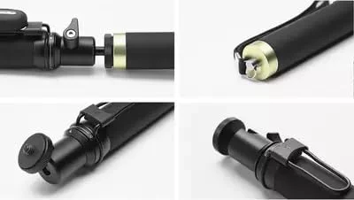 AECAM - مونوپاد سلفی بلوتوثی برای شیائومی یی، سه پایه مونوپاد سلفی با کنترل از راه دور قابل گسترش برای دوربین ورزشی Xiaoyi 4K II (رنگ سفید) AECAM - مونوپاد سلفی بلوتوثی برای شیائومی یی، سه پایه مونوپاد سلفی با کنترل از راه دور قابل گسترش برای دوربین ورزشی Xiaoyi 4K II (رنگ سفید)