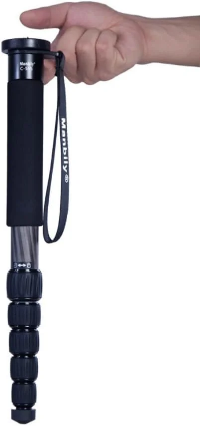 AECAM - تک پایه عکاسی چند منظوره و کاربردی Manbilys C-555 از جنس فیبر کربن، پایه سبک وزن دوربین DSLR، طول 155 سانتی متر (C-555 به همراه M-2) AECAM - تک پایه عکاسی چند منظوره و کاربردی Manbilys C-555 از جنس فیبر کربن، پایه سبک وزن دوربین DSLR، طول 155 سانتی متر (C-555 به همراه M-2)