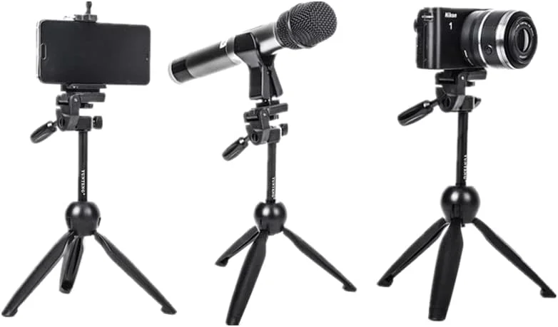 AECAM - پایه میکروفون Yunteng 2280، پایه دوربین کوچک، ضبط ویدیو، سه پایه کوچک چند منظوره رومیزی، تلفن هوشمند AECAM - پایه میکروفون Yunteng 2280، پایه دوربین کوچک، ضبط ویدیو، سه پایه کوچک چند منظوره رومیزی، تلفن هوشمند