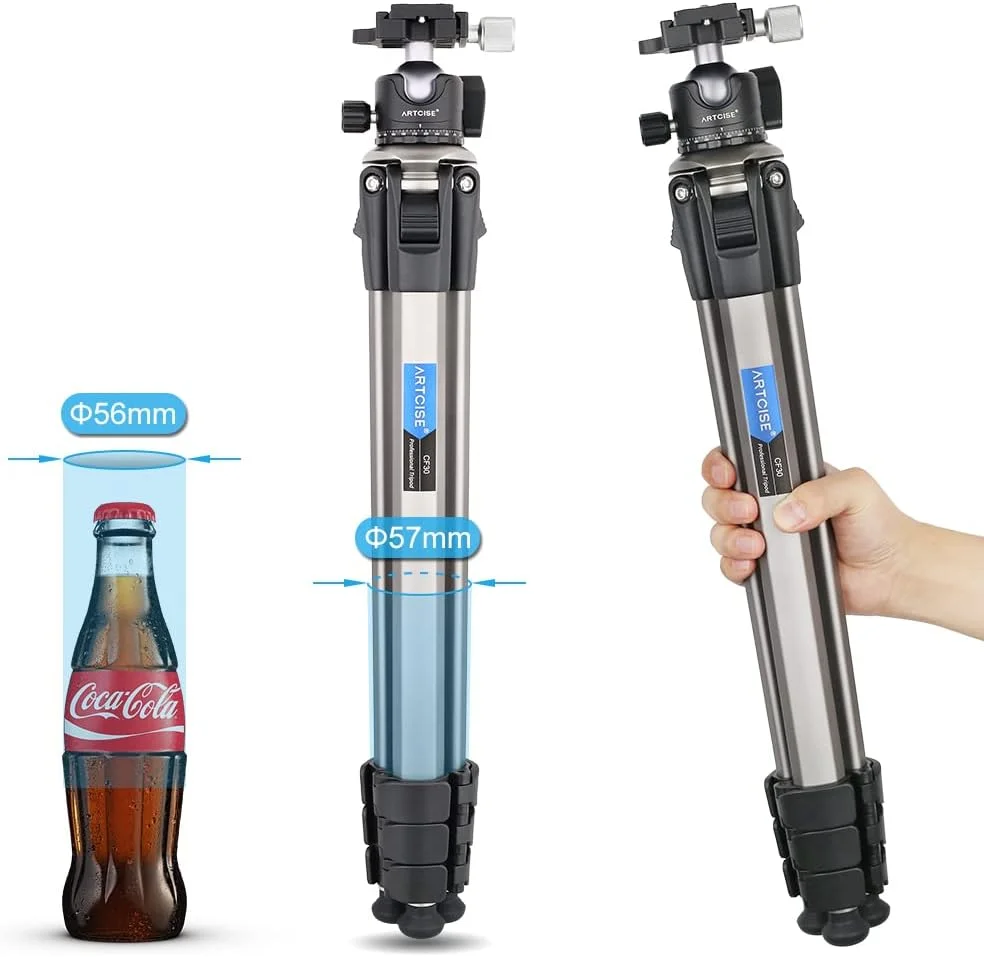 AECAM - سه پایه دوربین موبایل، پایه تلفن هوشمند، سه پایه حرفه ای DSLR انعطاف پذیر، سه پایه سبک وزن، هد توپی Arca Swiss مدل CF30 (CF30 EB36S) AECAM - سه پایه دوربین موبایل، پایه تلفن هوشمند، سه پایه حرفه ای DSLR انعطاف پذیر، سه پایه سبک وزن، هد توپی Arca Swiss مدل CF30 (CF30 EB36S)