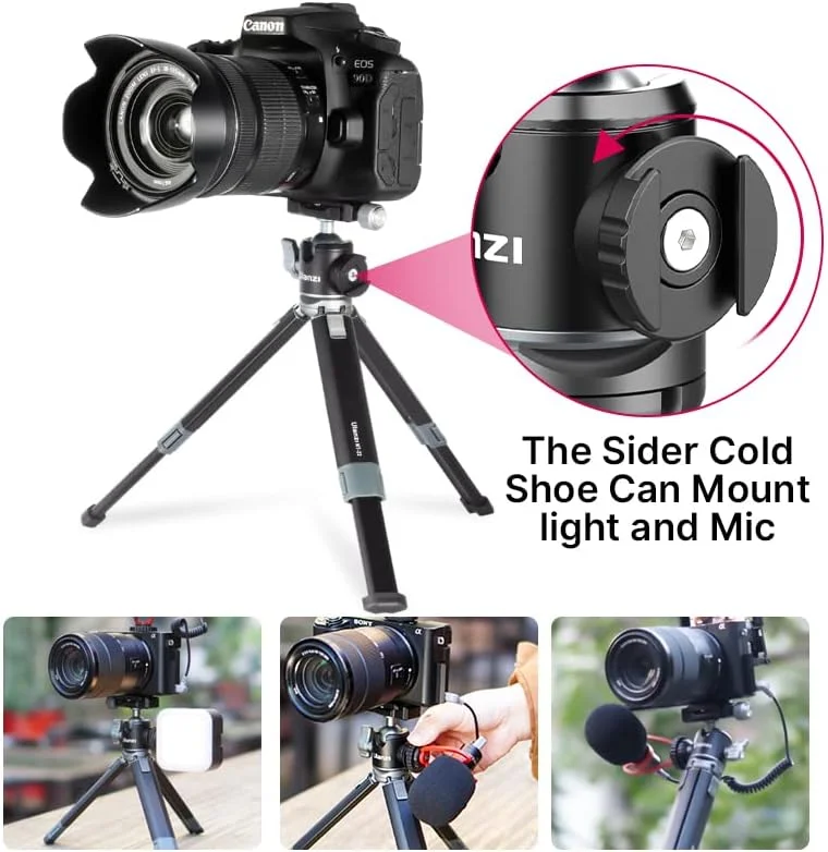 AECAM - سه پایه فلزی سبک ULANZI MT-24 𝖵log Lite با هد توپی، قابل افزایش طول، 1/4 اینچ، پایه تک پایه، کفشک سرد، Arca Quick Swiss، حداکثر بار 2.5 کیلوگرم (پایه با هد توپی) AECAM - سه پایه فلزی سبک ULANZI MT-24 𝖵log Lite با هد توپی، قابل افزایش طول، 1/4 اینچ، پایه تک پایه، کفشک سرد، Arca Quick Swiss، حداکثر بار 2.5 کیلوگرم (پایه با هد توپی)