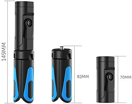 AECAM - سه پایه کشویی دستی با گیره موبایل، مناسب برای موبایل های هوشمند، دوربین های GOPRO و Xiaomis (فقط سه پایه) AECAM - سه پایه کشویی دستی با گیره موبایل، مناسب برای موبایل های هوشمند، دوربین های GOPRO و Xiaomis (فقط سه پایه)