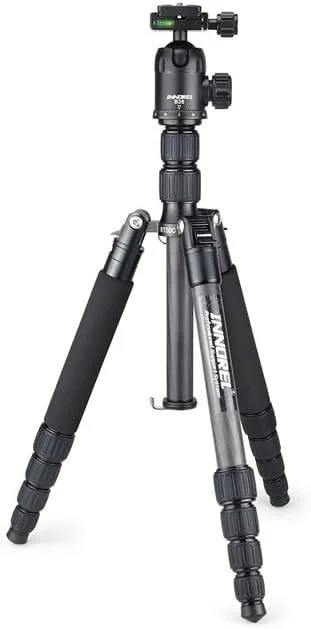 AECAM - RT50C سه پایه دوربین حرفه ای فیبر کربنی، سه پایه مسافرتی جمع و جور، تک پایه های ویدیویی با صفحه رهاسازی سریع و هد توپی (RT50C) AECAM - RT50C سه پایه دوربین حرفه ای فیبر کربنی، سه پایه مسافرتی جمع و جور، تک پایه های ویدیویی با صفحه رهاسازی سریع و هد توپی (RT50C)