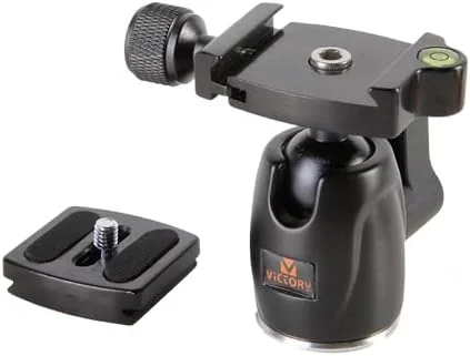 AECAM - سر توپی کوچک با چرخش 360 درجه و پیچ 1/4 اینچی برای سه پایه، تک پایه دوربین DSLR، فلاش، پایه نور و لوازم جانبی عکس و فیلم (02) AECAM - سر توپی کوچک با چرخش 360 درجه و پیچ 1/4 اینچی برای سه پایه، تک پایه دوربین DSLR، فلاش، پایه نور و لوازم جانبی عکس و فیلم (02)