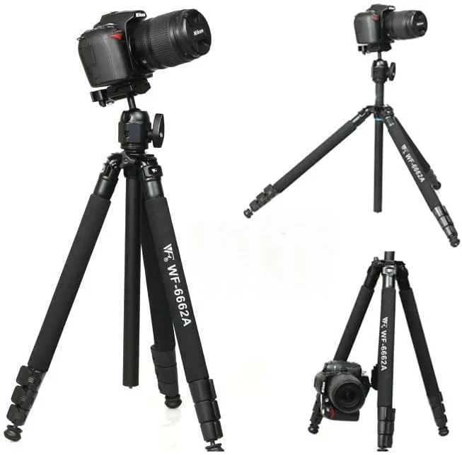 AECAM - 6662A سه پایه دوربین حرفه ای و انعطاف پذیر برای دوربین های دیجیتال DSLR SLR نیکون، کانن، سونی، فوجی و پنتاکس AECAM - 6662A سه پایه دوربین حرفه ای و انعطاف پذیر برای دوربین های دیجیتال DSLR SLR نیکون، کانن، سونی، فوجی و پنتاکس