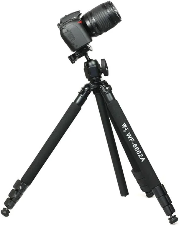 AECAM - 6662A سه پایه دوربین حرفه ای و انعطاف پذیر برای دوربین های دیجیتال DSLR SLR نیکون، کانن، سونی، فوجی و پنتاکس AECAM - 6662A سه پایه دوربین حرفه ای و انعطاف پذیر برای دوربین های دیجیتال DSLR SLR نیکون، کانن، سونی، فوجی و پنتاکس
