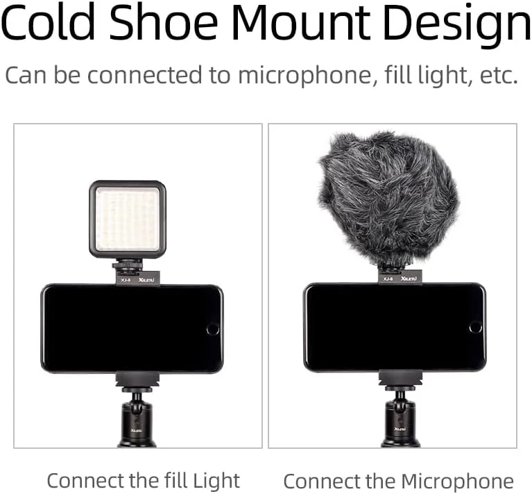 نگهدارنده گوشی موبایل AECAM - XJ-8 به همراه تراز و مانت کفشک سرد برای اتصال میکروفون و فلاش نگهدارنده گوشی موبایل AECAM - XJ-8 به همراه تراز و مانت کفشک سرد برای اتصال میکروفون و فلاش