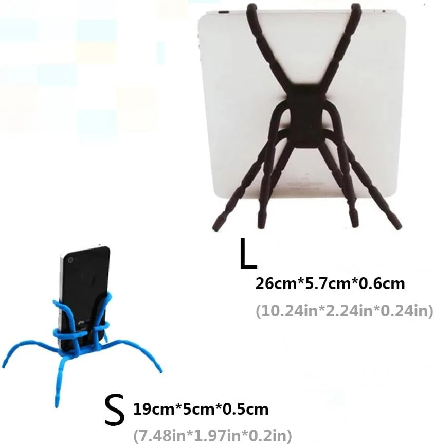 AECAM - سه پایه عنکبوتی کوچک جدید برای تلفن های همراه، پایه های قابل حمل، نگهدارنده انعطاف پذیر برای آیپد و دوربین (بنفش S) AECAM - سه پایه عنکبوتی کوچک جدید برای تلفن های همراه، پایه های قابل حمل، نگهدارنده انعطاف پذیر برای آیپد و دوربین (بنفش S)