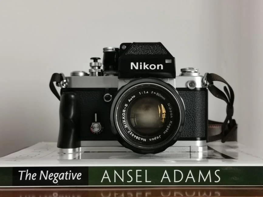 AECAM - براکت L شکل چوبی آبنوس فوق سبک، پایه صفحه هد توپی سه پایه و دسته گریپ برای لوازم جانبی دوربین فیلمی NIKONs F2 (04)