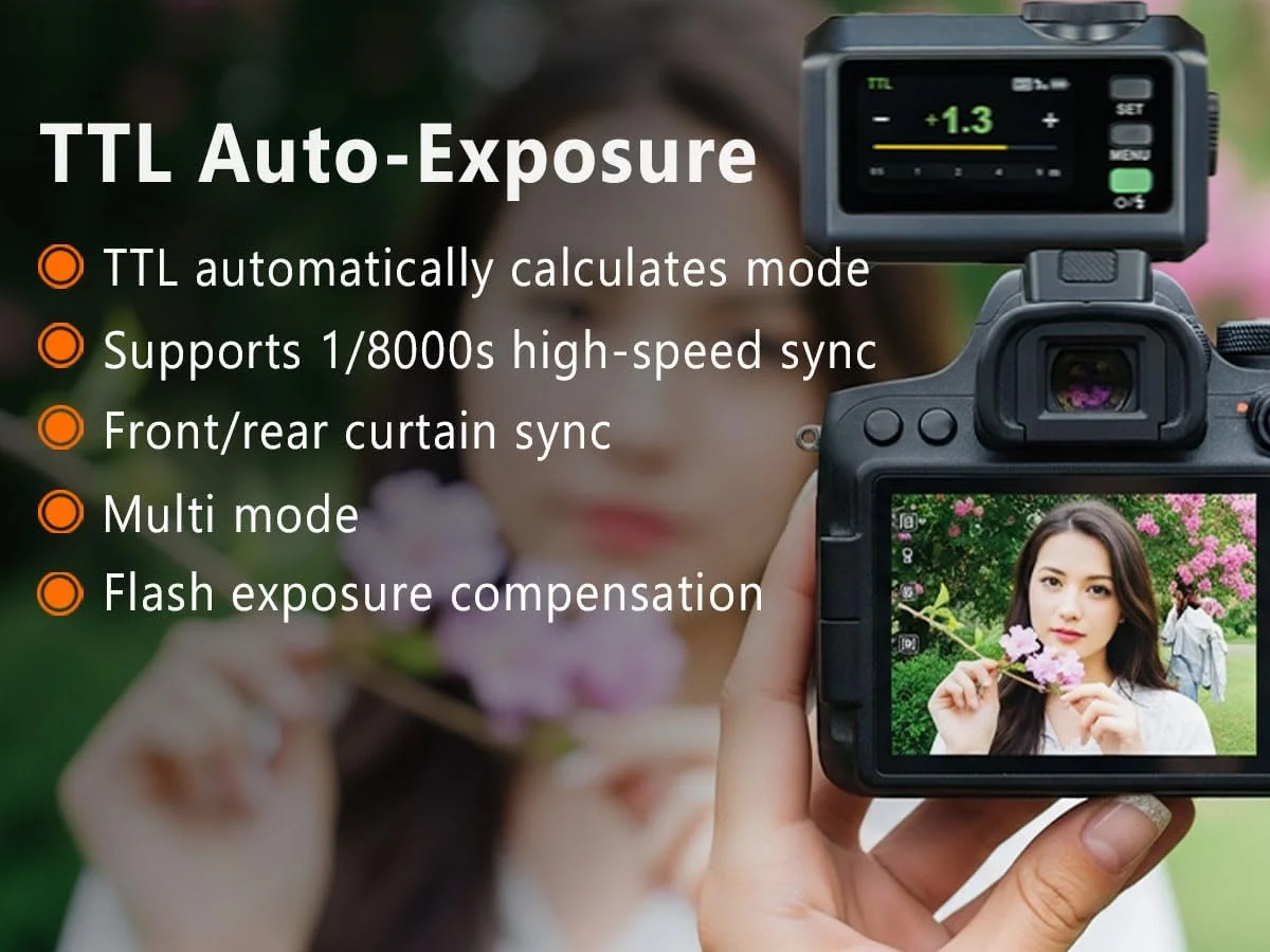 فلاش مینی TTL گودکس iT30pro F - GODOX iT30 Pro F برای فوجی - GoDOx IT30 Pro برای Fujifilm GodOX فلاش TTL، مستر و گیرنده بی سیم، HSS 1/8000 ثانیه، بی سیم 2.4G، فلاش مشکی گودکس