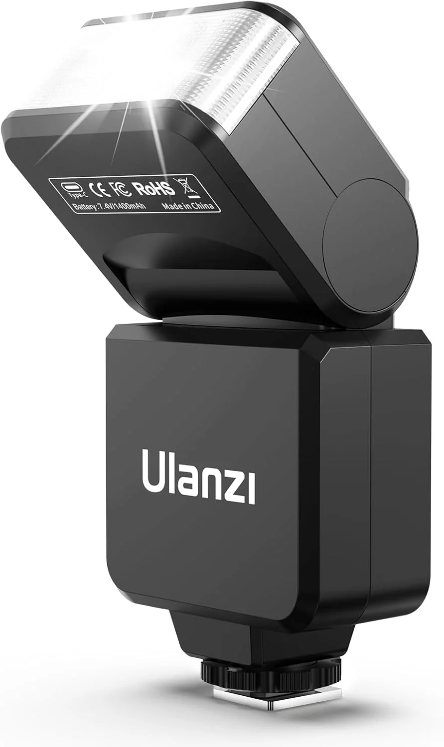 فلاش دوربین Ulanzi F32 با GN32 / CCT 5600K برای دوربین های دیجیتال SLR کانن/فوجی/سونی/نیکون/پاناسونیک المپوس پنتاکس و سایر دوربین های دیجیتال با کفشک اتصال تکی