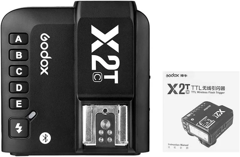 فرستنده فلاش بیسیم گودکس X2T-C E-TTL II با سرعت 1/8000 ثانیه HSS 2.4G برای دوربینهای DSLR کانن، مشکی، Win-D7034 فرستنده فلاش بیسیم گودکس X2T-C E-TTL II با سرعت 1/8000 ثانیه HSS 2.4G برای دوربینهای DSLR کانن، مشکی، Win-D7034