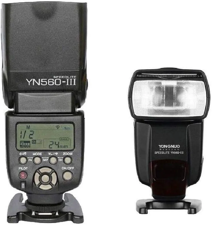 فلاش اسپیدلایت یونگنو YN 560III، مشکی، بسته تکی