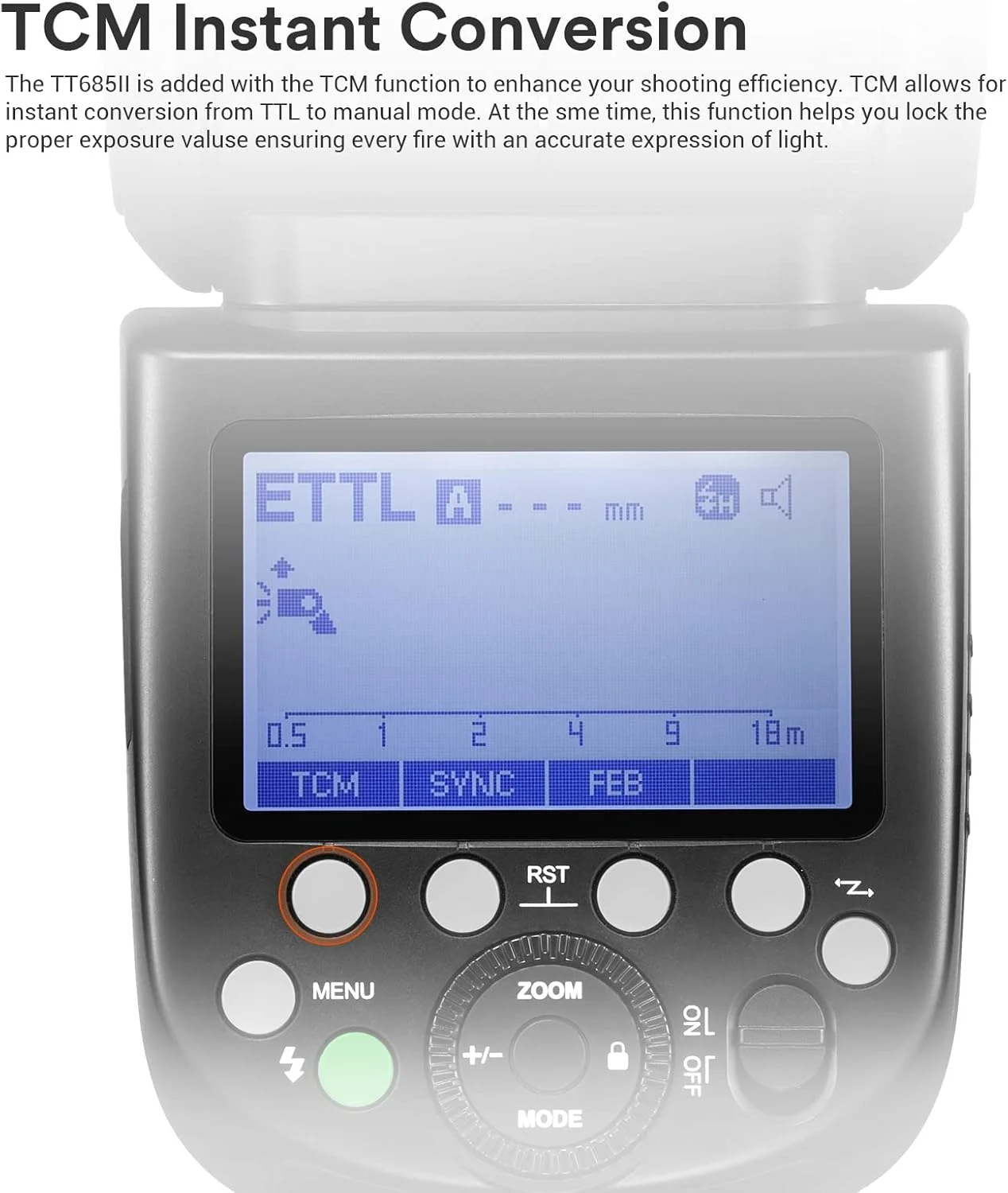 فلاش گودکس TT685IIN برای دوربین اسپیدلایت، 2.4G HSS 1/8000s TTL GN60 سازگار با دوربین نیکون فلاش گودکس TT685IIN برای دوربین اسپیدلایت، 2.4G HSS 1/8000s TTL GN60 سازگار با دوربین نیکون