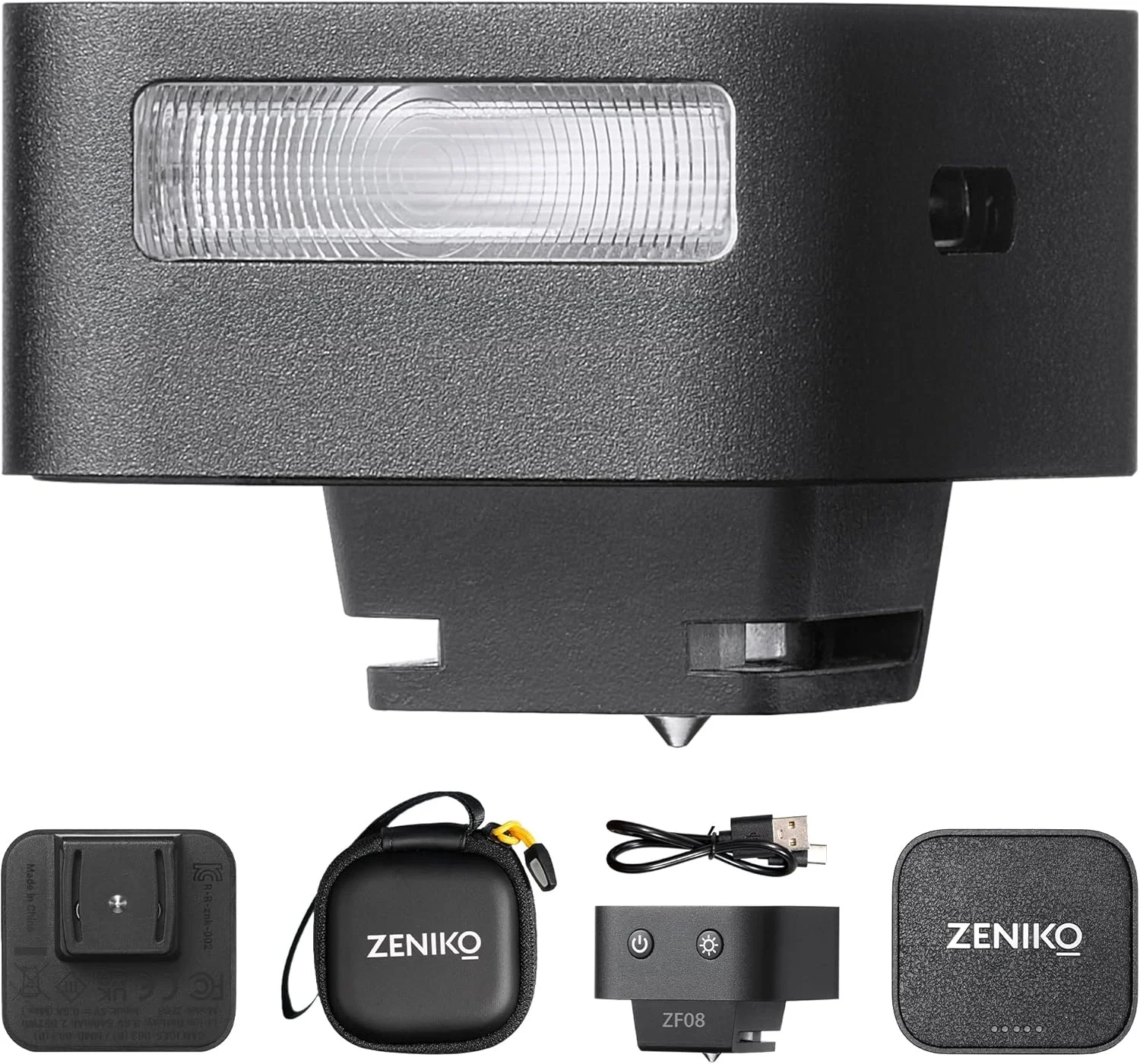 فلاش کوچک دوربین ZF08 مدل Speedlite 440 با قدرت کامل، دمای رنگ 6500K + 200K، باتری داخلی برای دوربین های تک کنتاکت سونی، کانن، نیکون، فوجی و المپوس