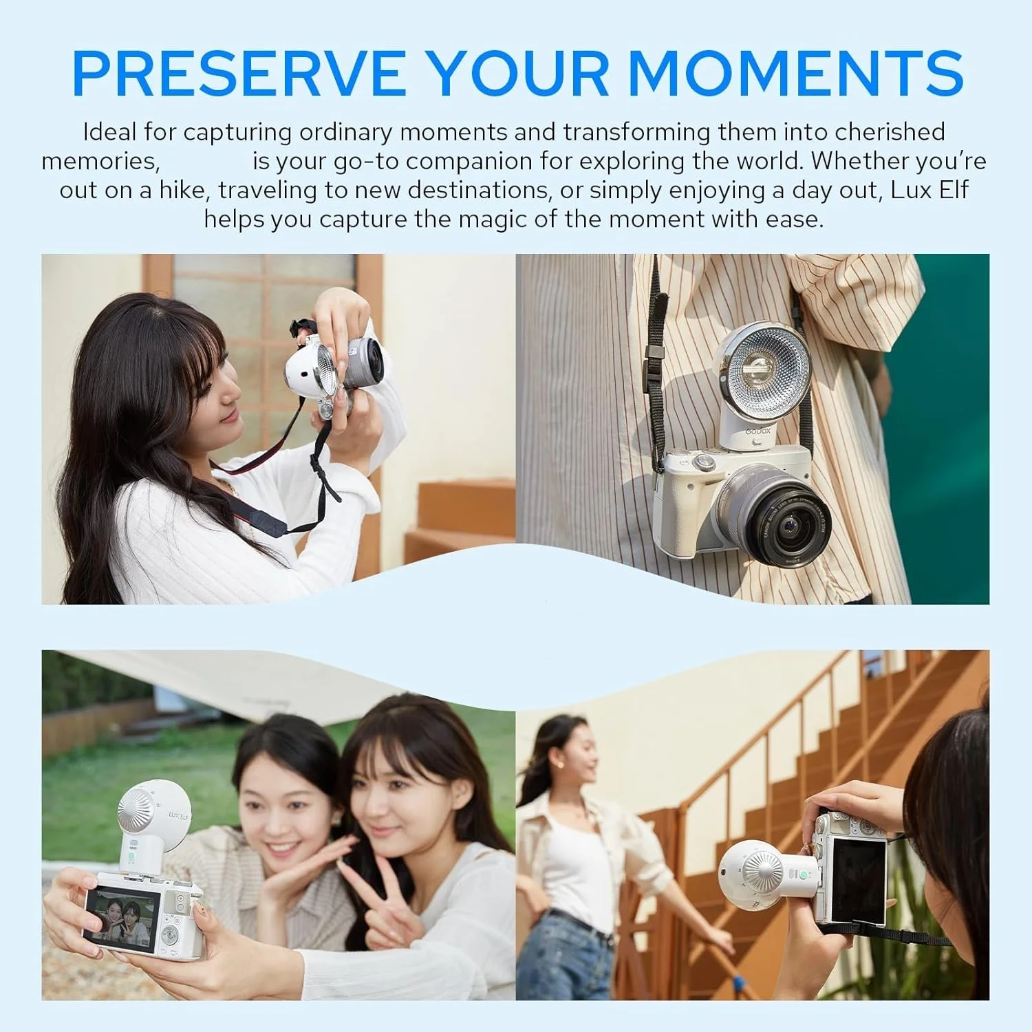 فلاش دوربین رترو NALACAL، GN6 6000K±200K CCT، 400 فلاش نورپردازی عکاسی با قدرت کامل سازگار با دوربین های کانن نیکون سونی فوجی المپوس پنتاکس