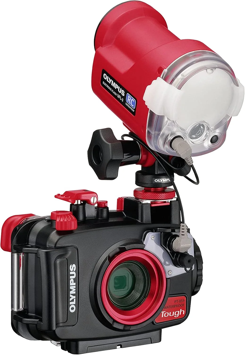 بازوی کوتاه المپوس مدل PTSA-02 برای محفظه‌های زیرآبی سری PT المپوس