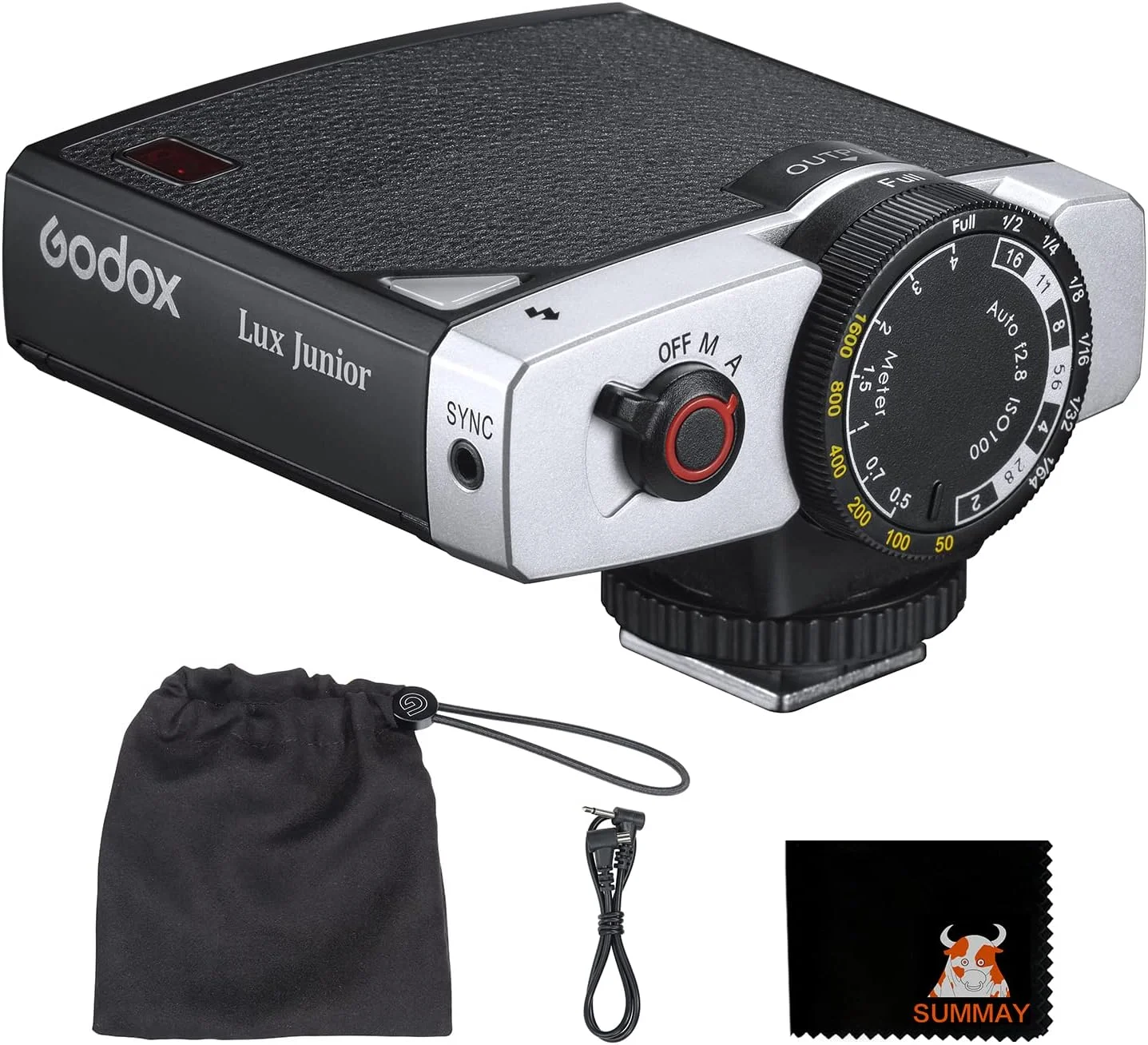 فلاش رترو گودکس Lux Junior با دمای رنگی 6000k±200k، سازگار با اکثر برندهای دوربین مانند فوجی، کانن، نیکون، سونی