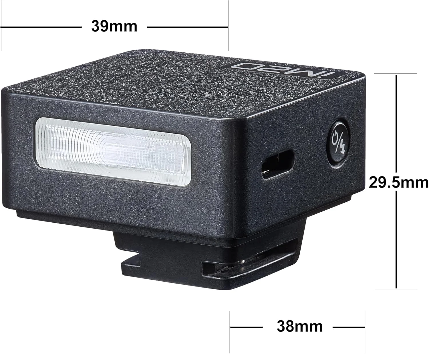 فلاش دوربین کوچک Godox IM20، زمان بازیافت 3 ثانیه، 440 فلاش با قدرت کامل، باتری لیتیومی داخلی برای دوربین های فوجی، کانن، نیکون، سونی و المپوس