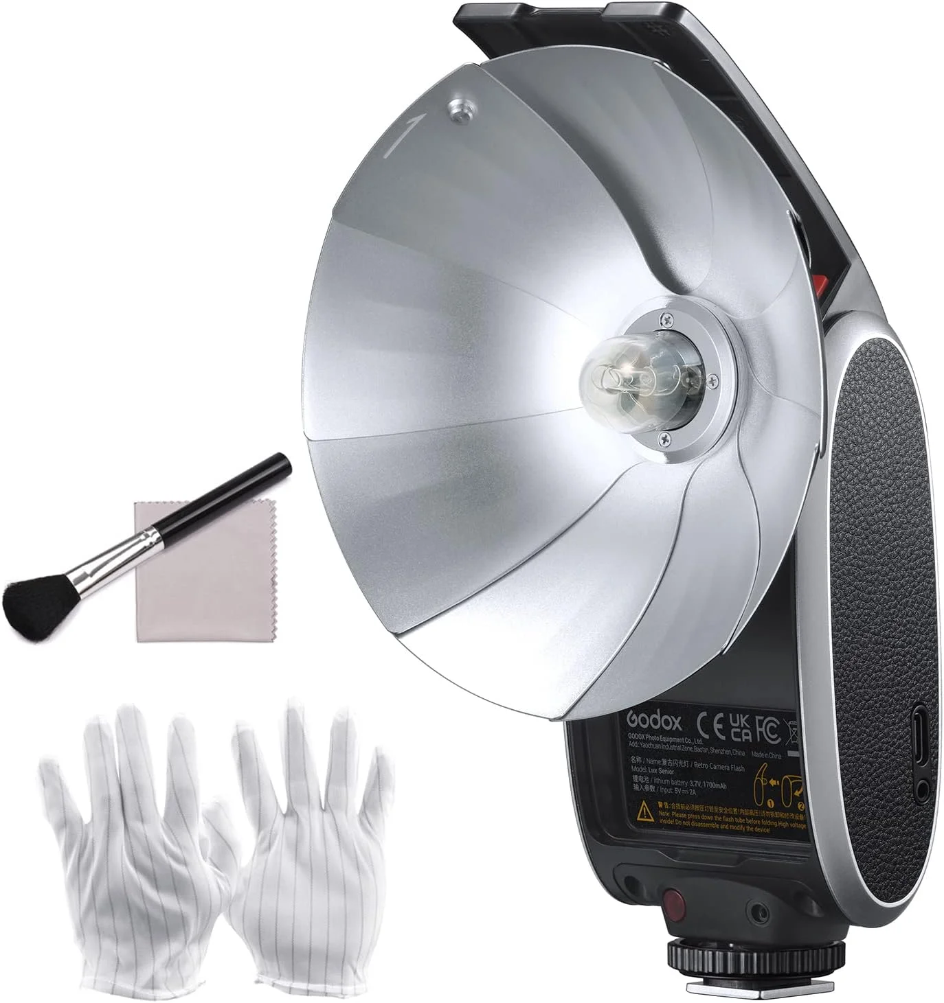 فلاش دوربین رترو گودکس Lux Senior GN14 دمای رنگ 6000K حالت های فلاش خودکار و دستی قدرت فلاش 1/1-1/64 فاصله کانونی 28 میلی متر جایگزین برای دوربین های کانن نیکون سونی فوجی فیلم + کیت تمیز کننده فلاش دوربین رترو گودکس Lux Senior GN14 دمای رنگ 6000K حالت های فلاش خودکار و دستی قدرت فلاش 1/1-1/64 فاصله کانونی 28 میلی متر جایگزین برای دوربین های کانن نیکون سونی فوجی فیلم + کیت تمیز کننده