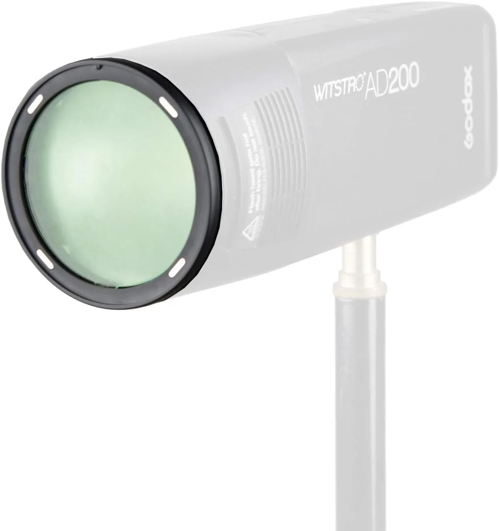 مجموعه صفحه فیلتر رنگی Godox AK-R16، سازگار با سری فلاش Godox V1، V1-S، V1-C، V-1N، قابل استفاده با هد فلاش گرد Godox H200R، AD200 Pro، AD200