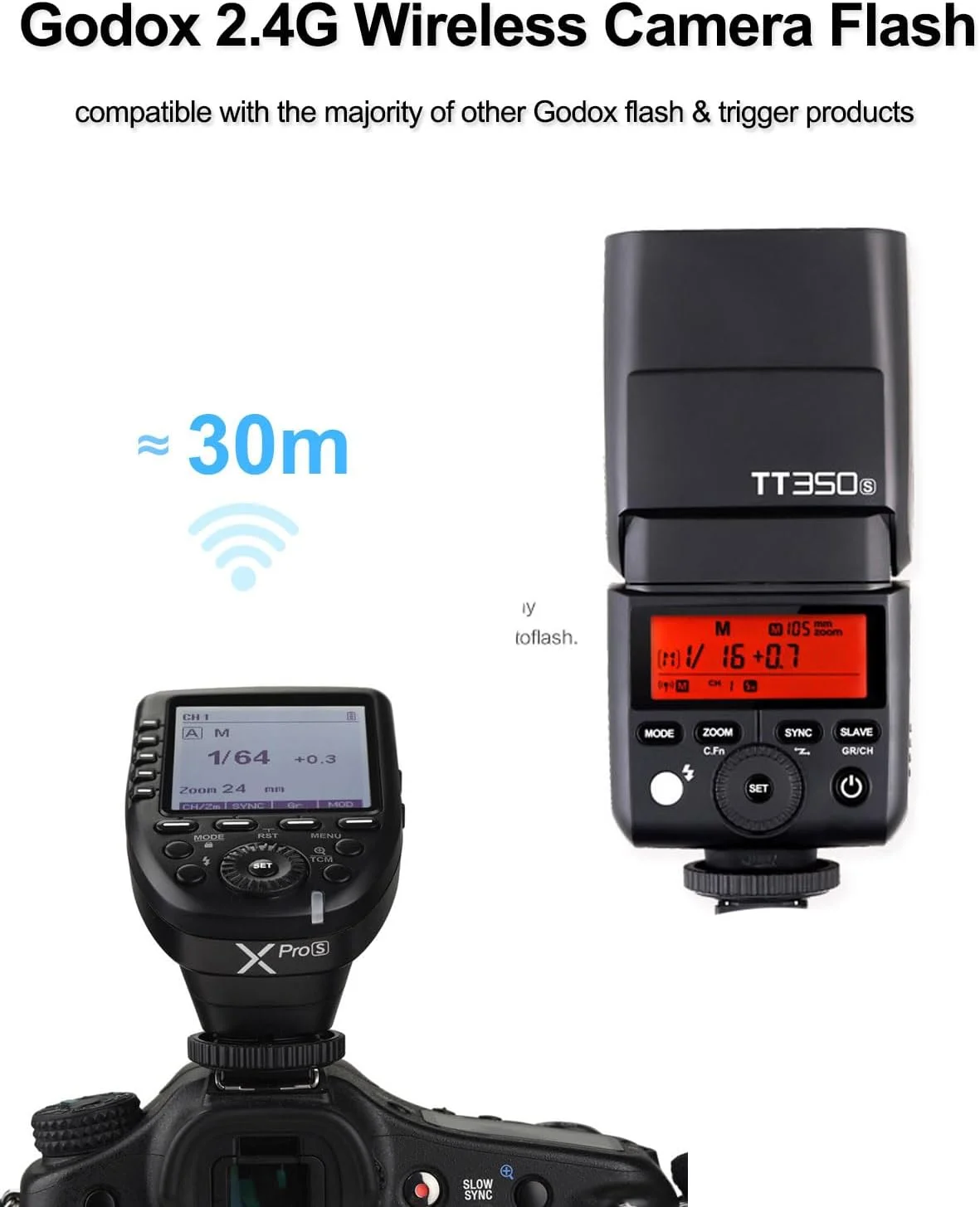 فلاش کوچک گودکس TT350 Mini Thinklite TTL برای دوربین های سونی