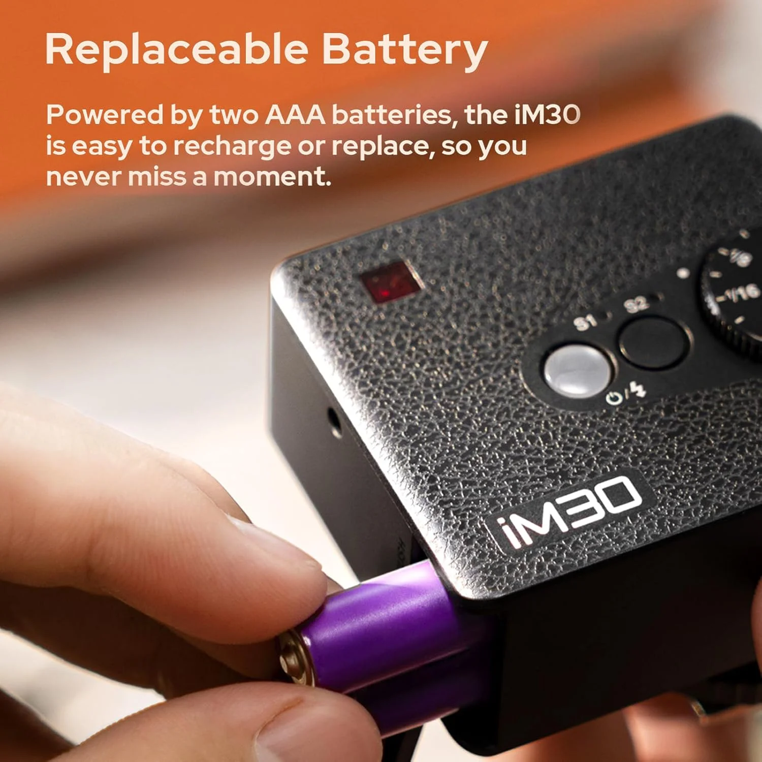 فلاش دوربین کوچک Godox iM30 GN15 با ۷ سطح قدرت، زمان شارژ مجدد ۳.۶ ثانیه و اتصال کفشک تک کنتاکت جایگزین برای دوربین های بدون آینه کانن، نیکون و سونی