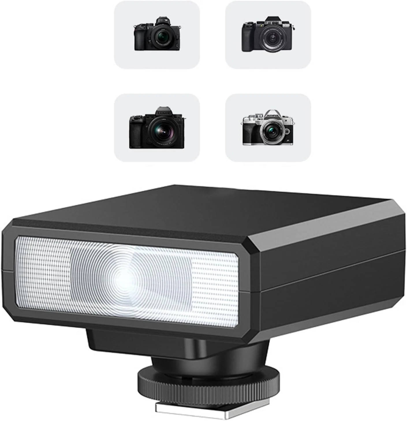 فلاش دوربین قابل حمل F12 با نور 6000K و پایه اتصال کفشکی استاندارد، مناسب برای عکاسی دیجیتال در فضای باز فلاش دوربین قابل حمل F12 با نور 6000K و پایه اتصال کفشکی استاندارد، مناسب برای عکاسی دیجیتال در فضای باز