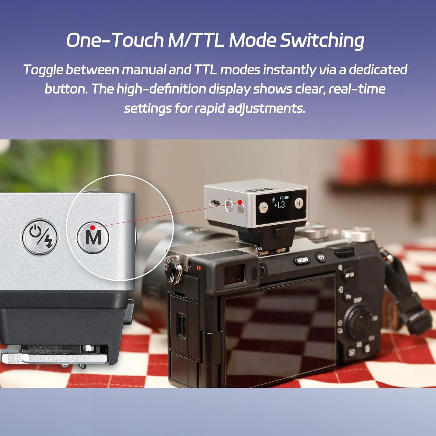 فلاش دوربین GODOX IT20 TTL MINI iFlash، بیش از 700 فلاش و بازیافت 1.5 ثانیه، 6 استاپ (1/32 تا 1/1 توان)، باتری داخلی با دیفیوزر و فیلتر مغناطیسی (مشکی، برای Olympus، Panasonic) فلاش دوربین GODOX IT20 TTL MINI iFlash، بیش از 700 فلاش و بازیافت 1.5 ثانیه، 6 استاپ (1/32 تا 1/1 توان)، باتری داخلی با دیفیوزر و فیلتر مغناطیسی (مشکی، برای Olympus، Panasonic)