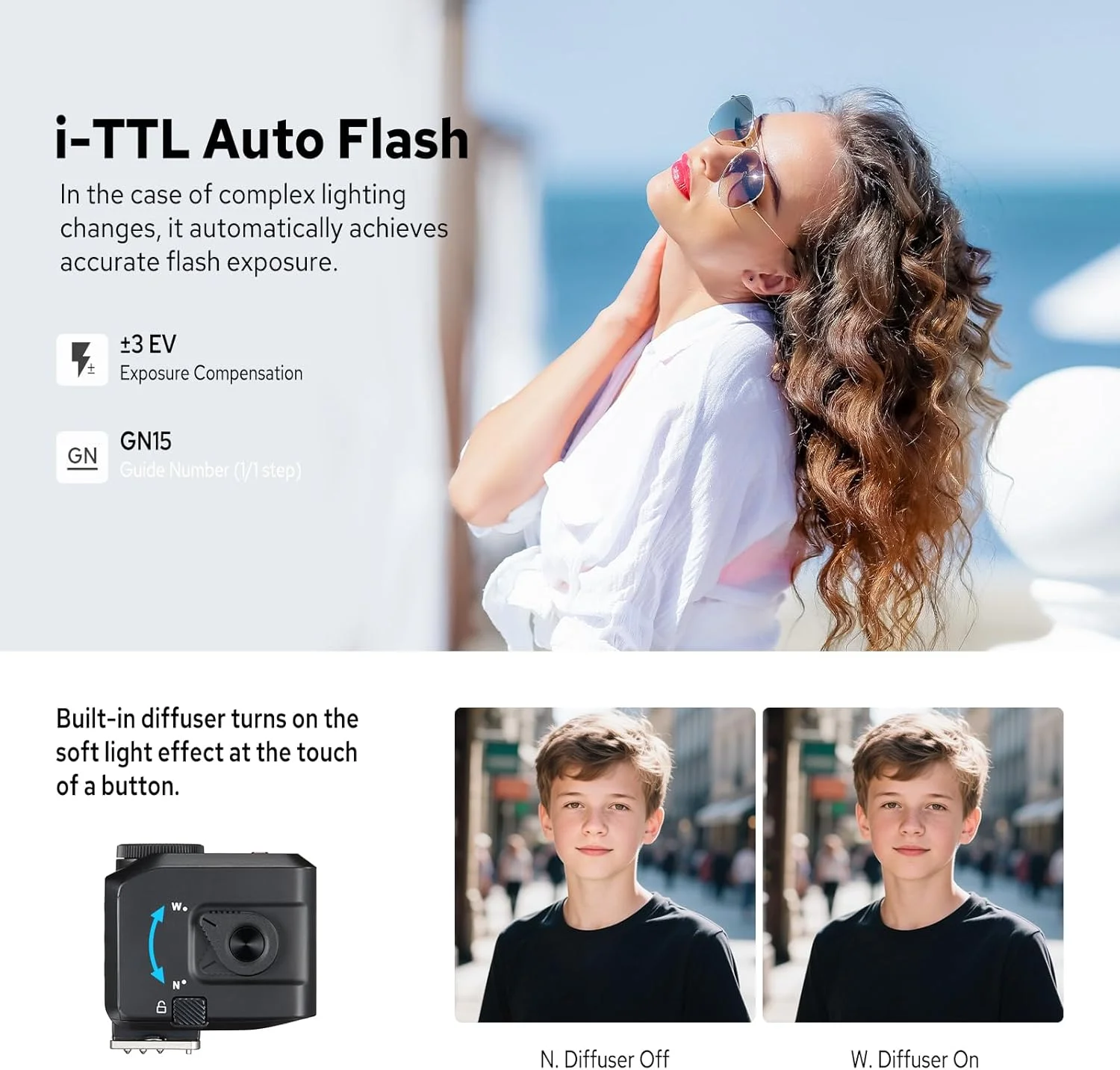 فلاش جیبی گودکس IT30PRO N سازگار با نیکون Z9 Z8 Z7II Z6 ZFC، صفحه لمسی، باتری لیتیومی، دیفیوزر داخلی، شارژ USB، پایه اتصال سریع فلاش جیبی گودکس IT30PRO N سازگار با نیکون Z9 Z8 Z7II Z6 ZFC، صفحه لمسی، باتری لیتیومی، دیفیوزر داخلی، شارژ USB، پایه اتصال سریع