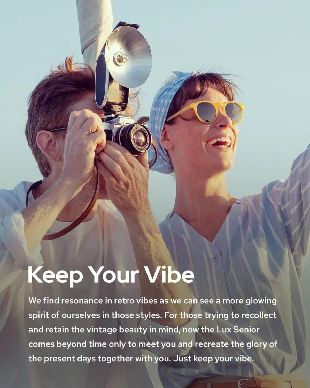 کیت فلاش دوربین رترو گودکس Lux Senior با دیفیوزر، GN14 1700mAh 6000K±200K CCT، حالت های خودکار و دستی 1/1-1/64 قدرت فلاش (صورتی گل رز) مناسب برای دوربین های کانن، سونی، نیکون، فوجی و المپوس