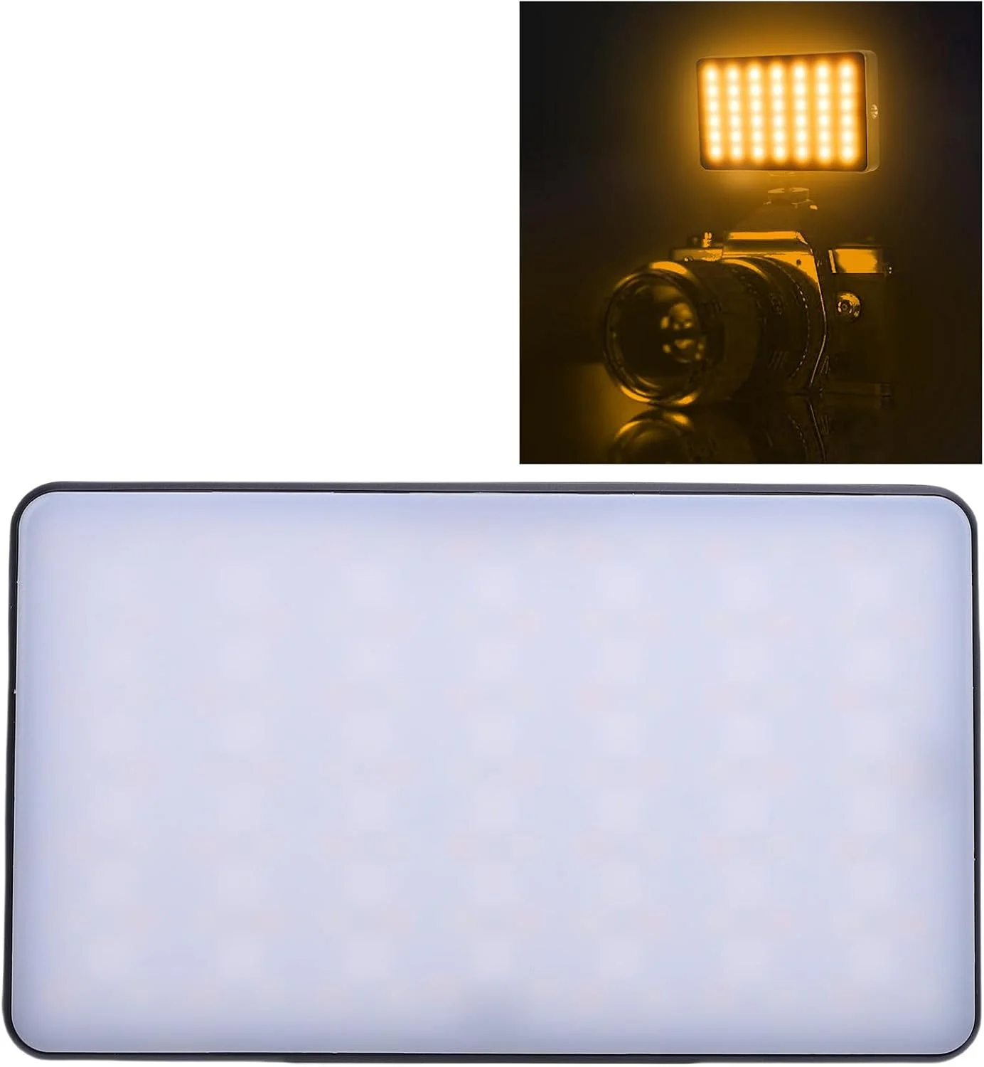 نور ویدئویی RGB متحرک Jiawu با 36000 گزینه رنگ برای عکاسان، نور تلفن همراه قابل حمل با پشتیبانی کفشک سرد برای سلفی