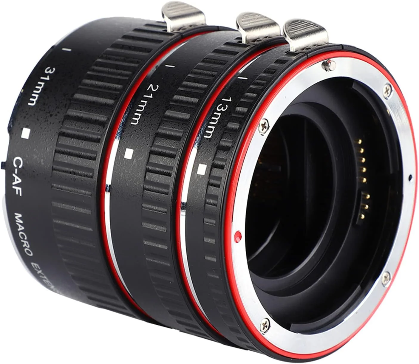 مجموعه حلقه های آداپتور لنز ماکرو، فوکوس خودکار سبک وزن برای عکس های کلوزآپ با 3 حلقه بزرگنمایی برای لنزهای EF/EF-S، مناسب برای علاقه مندان به عکاسی، جنس قابل تنظیم